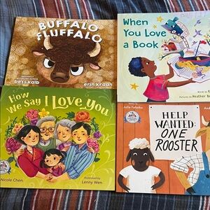 Assorted Kids Storybook Bundle - Multicolor Picture Books -4 BRAND NEW BOOKS